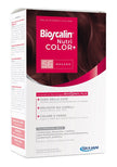 BIOSCALIN NUTRICOLOR PLUS 5,6 MOGANO CREMA COLORANTE 40 ML + RIVELATORE CREMA 60 ML + SHAMPOO 12 ML + TRATTAMENTO FINALE BALSAMO 12 ML