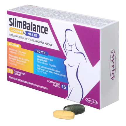 SLIM BALANCE GIORNO E NOTTE 15 COMPRESSE GIORNO 15 COMPRESSE NOTTE - Farmaspeed