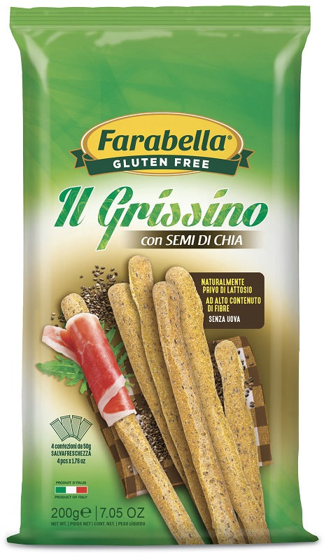 FARABELLA GRISSINI CON SEMI DI CHIA 200 G
