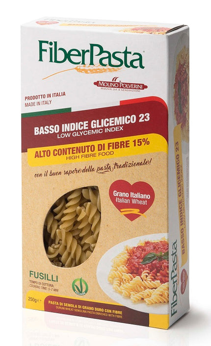 FIBERPASTA FUSILLI BASSO INDICE GLICEMICO 250 G