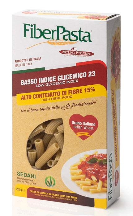 FIBERPASTA SEDANI BASSO INDICE GLICEMICO 250 G