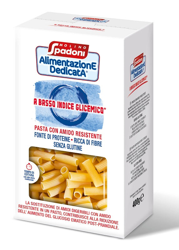 ALIMENTAZIONE DEDICATA MACCHERONI BASSO INDICE GLICEMICO SENZA GLUTINE 400 G