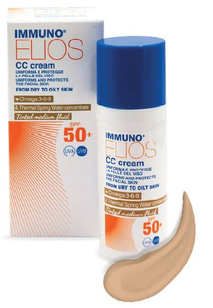 IMMUNO ELIOS CC CREAM SPF50+ TINTED MEDIUM 40 ML - Farmaspeed