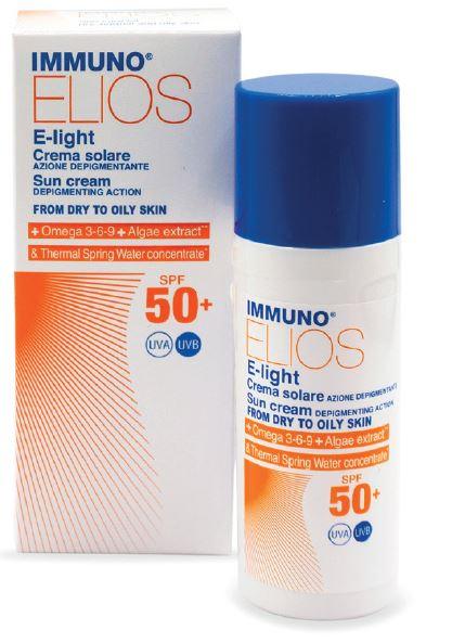 IMMUNO ELIOS CREAM E-LIGHT SPF50+ LIGHTENING 40 ML - Farmaspeed