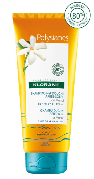 KLORANE SHAMPOO SHOWER AFTER SUN BODY/HAIR 200ML