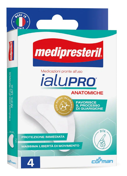 MEDIPRESTERIL IALUPRO DITA 3,8X7 CM 4 PEZZI - Farmaspeed