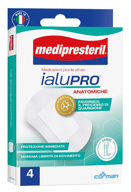 MEDIPRESTERIL IALUPRO GAMBE 10X15 CM 4 PEZZI - Farmaspeed