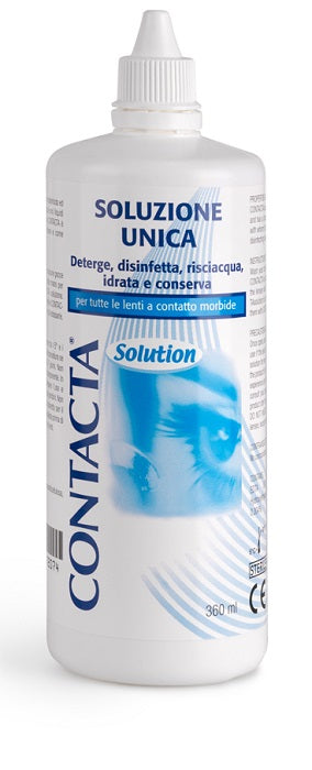 SOLUZIONE UNICA ISOTONICA PER LENTI A CONTATTO CONTACTA DA 360 ML