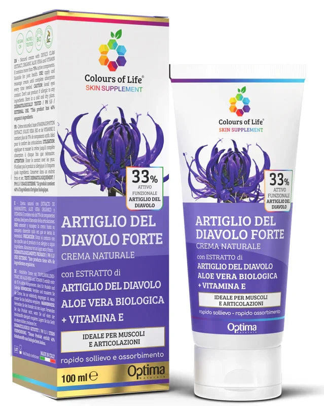 COLOURS OF LIFE SKIN SUPPLEMENT ARTIGLIO DEL DIAVOLO 33% CREMA 100 ML - Farmaspeed