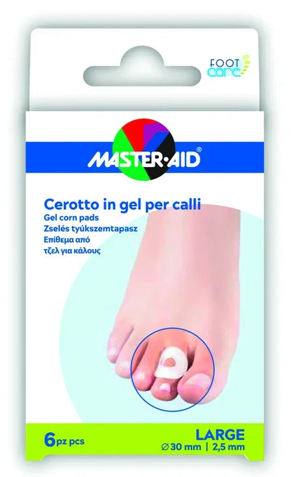 CEROTTO PROTEZIONE CALLI MASTER-AID FOOTCARE IN GEL LARGE 6 PEZZI B11 - Farmaspeed
