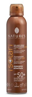 NATURE'S I SOLARI SPRAY TRASPARENTE BAMBINI SPF50+ 200 ML - Farmaspeed