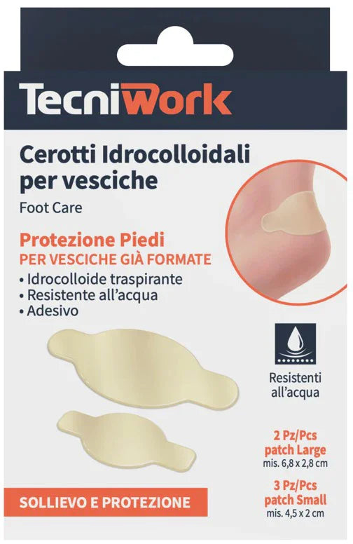CEROTTI IDROCOLLOIDALI PER VESCICHE 5 PEZZI - Farmaspeed