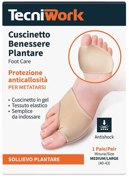 BENESSERE PLANTARE CUSCINETTO MEDIUM/LARGE 1 PAIO - Farmaspeed