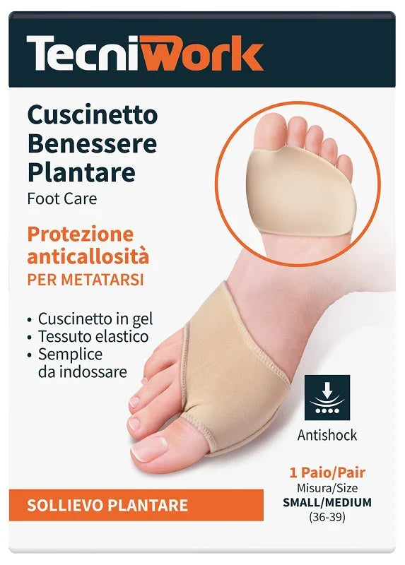 BENESSERE PLANTARE CUSCINETTO SMALL/MEDIUM 1 PAIO - Farmaspeed