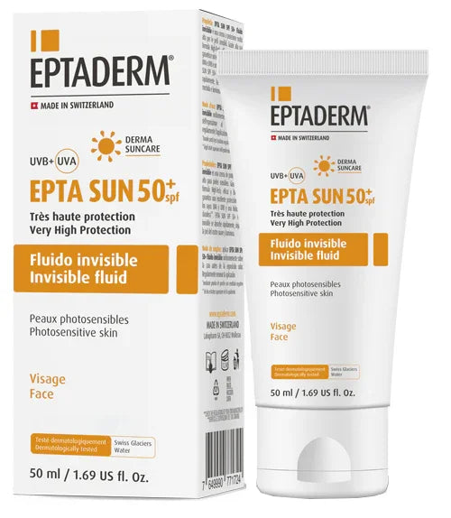 EPTA SUN SPF50+ FLUIDO INVISIBILE 50 ML - Farmaspeed