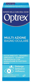 BAGNO OCULARE OPTREX MULTI AZIONE 300 ML + OCCHIERA FLESSIBILE - Farmaspeed