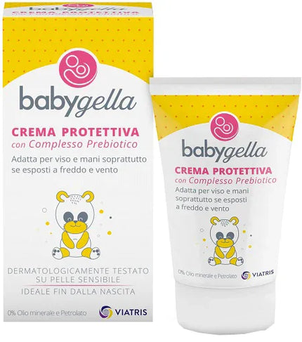BABYGELLA PREBIOTIC CREMA PROTETTIVA VISO E MANI 50 ML - Farmaspeed