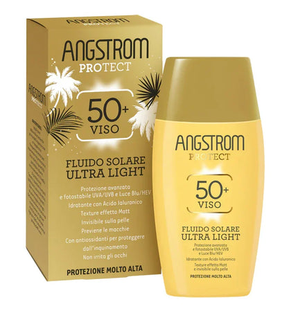 ANGSTROM FLUIDO SOLARE VISO ULTRA LIGHT SPF 50+ 40 ML - Farmaspeed