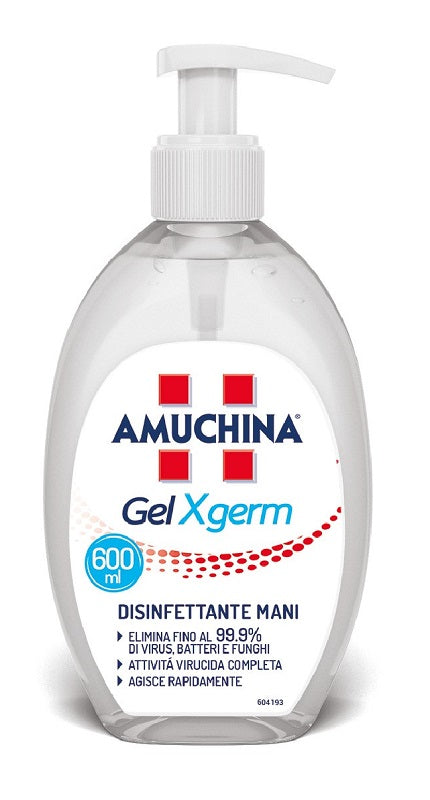 AMUCHINA GEL X-GERM HAND DISINFECTANT 600 ML IT