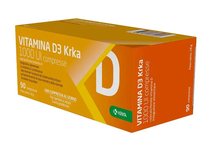 VITAMINA D3 KRKA 1000 UI 90 COMPRESSE - Farmaspeed