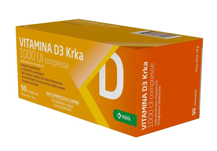 VITAMINA D3 KRKA 1000 UI 90 COMPRESSE - Farmaspeed