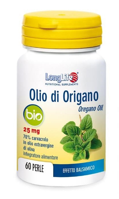 LONGLIFE OLIO ORIGANO BIO 60 PERLE DI GELATINA
