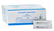 DISPOSABLE INFUSION AND IRRIGATION SYRINGE CAPACITY 1ML GAUGE 25 LUER LOCK 100 PIECES