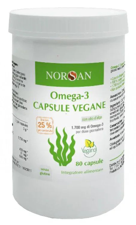 NORSAN OMEGA 3 VEGANO 80 CAPSULE - Farmaspeed