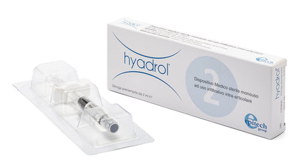 INTRA-ARTICULAR SYRINGE HYADROL WITH HYALURONIC ACID 1% AND ADELMITROL 2% CAPACITY 2 ML