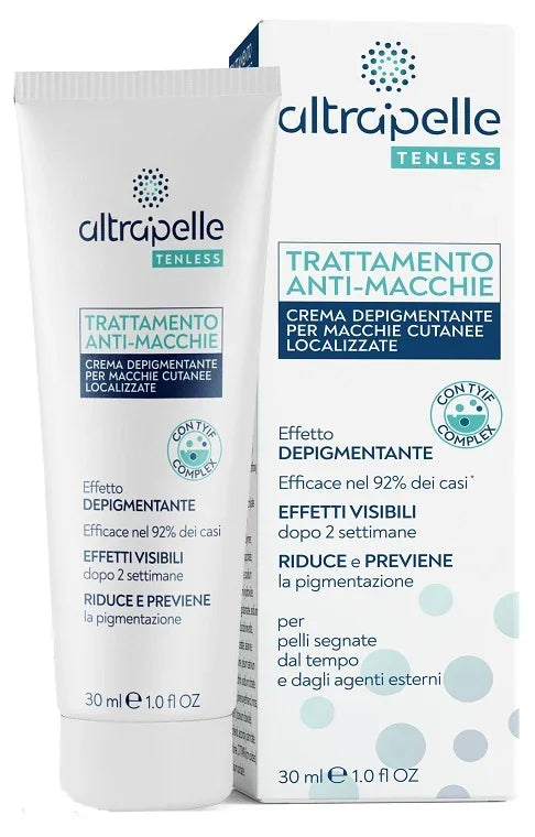 ALTRAPELLE TENLESS TRATTAMENTO ANTI MACCHIE CREMA DEPIGMENTANTE 30 ML - Farmaspeed