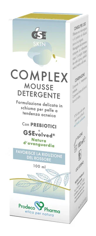 GSE SKIN COMPLEX MOUSSE DETERGENTE PELLE A TENDENZA ACNEICA 100 ML - Farmaspeed