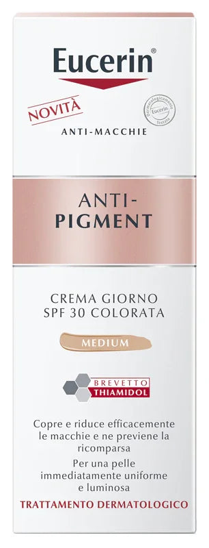 EUCERIN ANTI-PIGMENT GIORNO SPF30 COLORATO MEDIUM 50 ML - Farmaspeed