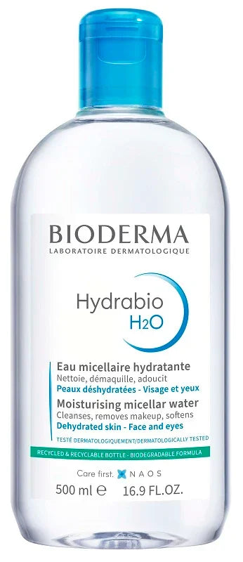 HYDRABIO H2O SOLUZIONE MICELLARE STRUCCANTE IDRATANTE 500 ML - Farmaspeed