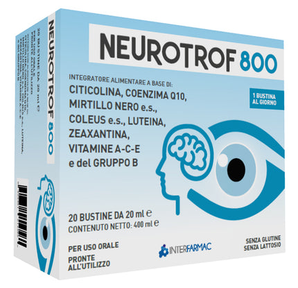 NEUROTROF 800 20 SACHETS 20 ML