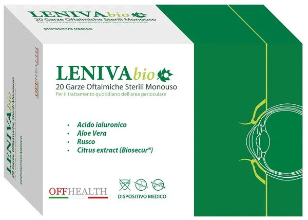 LENIVA BIOSECUR GARZE OFTALMICHE 20 PEZZI - Farmaspeed