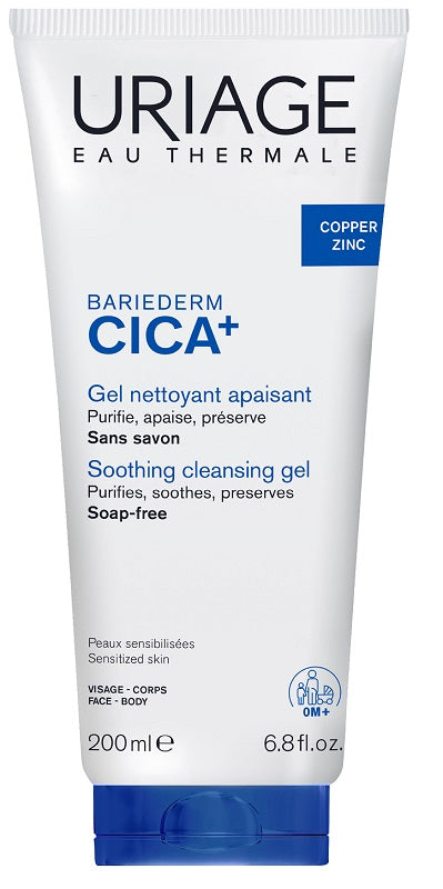 BARIEDERM CICA GEL NETTOYANT 200 ML