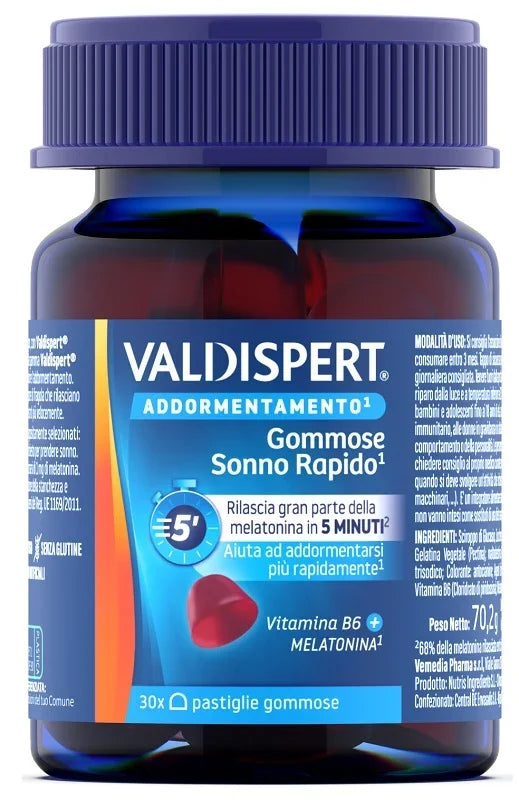 VALDISPERT GOMMOSE SONNO RAPIDO 30 PASTIGLIE GOMMOSE - Farmaspeed