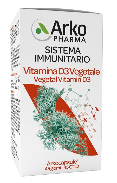 ARKOCPS VEGETABLE VITAMIN D3 45 CAPSULES