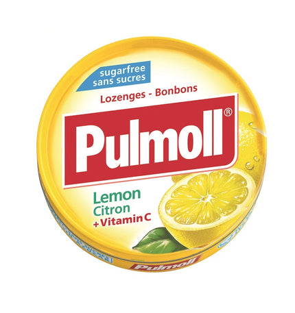 PULMOLL LEMON+VIT C WITHOUT SUGAR 45 G