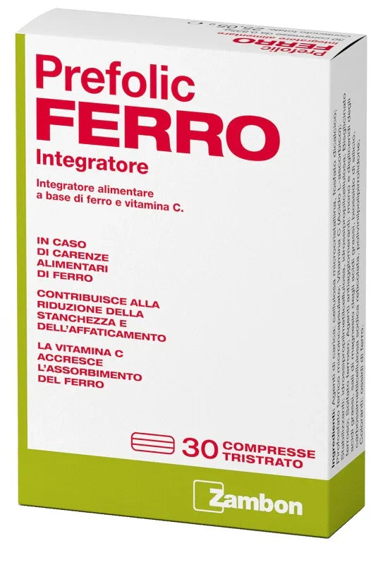 PREFOLIC FERRO 30 COMPRESSE - Farmaspeed