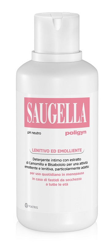 SAUGELLA POLIGYN PH NEUTRAL INTIMATE CLEANSER SOOTHING AND EMOLLIENT 500 ML