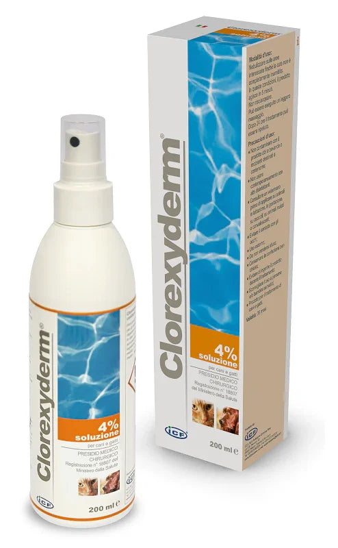 CLOREXYDERM SOLUZIONE 4% 200 ML - Farmaspeed