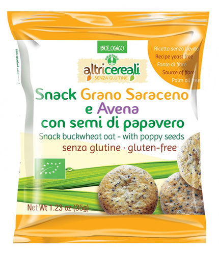 ALTRICEREALI SNACK BUCKWHEAT AND OATS WITH POPPY SEEDS 35 G