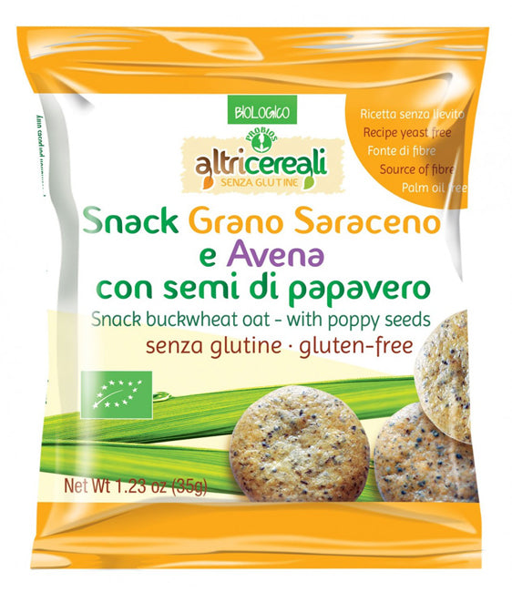 ALTRICEREALI SNACK BUCKWHEAT AND OATS WITH POPPY SEEDS 35 G