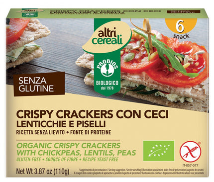 ALTRICEREALI CRISPY CRACKERS CON CECI 110 G