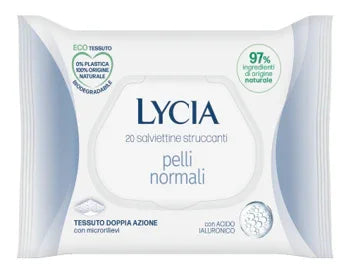 LYCIA SALVIETTINE STRUCCANTI PELLI NORMALI 20 PEZZI - Farmaspeed