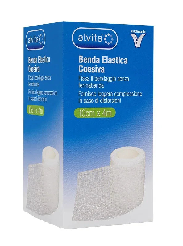 BENDA ELASTICA AUTOADESIVA ALVITA 10X4CM - Farmaspeed