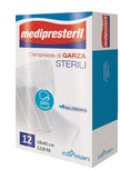 GARZA COMPRESSA MEDIPRESTERIL 12/8 FU 18X40CM 12 PEZZI - Farmaspeed