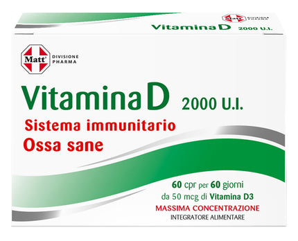 MATT PHARMA VITAMIN D 60 TABLETS