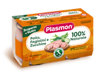 PLASMON OMOGENEIZZATI POLLO FAGIOLINI ZUCCHINE 2 PEZZI DA 120 G